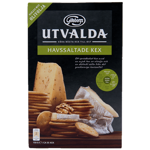 Utvalda Kiks med havsalt