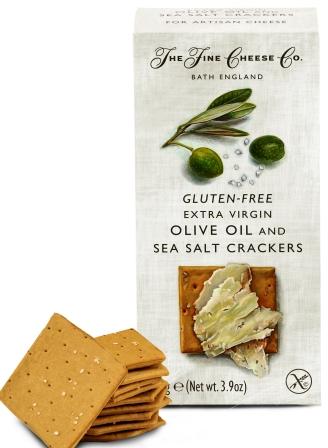 Glutenfri crackers Olivenolie/havsalt